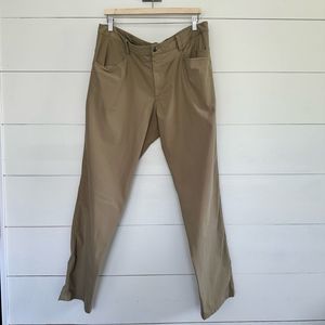 Lululemon Men’s Khaki Color ABC Relaxed Fit Pants Size 40